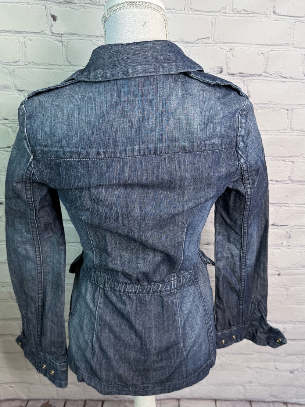 Citizens of Humanity by Jerome  Dahan Denim Zip Front Jacket Small - Picture 3 of 8